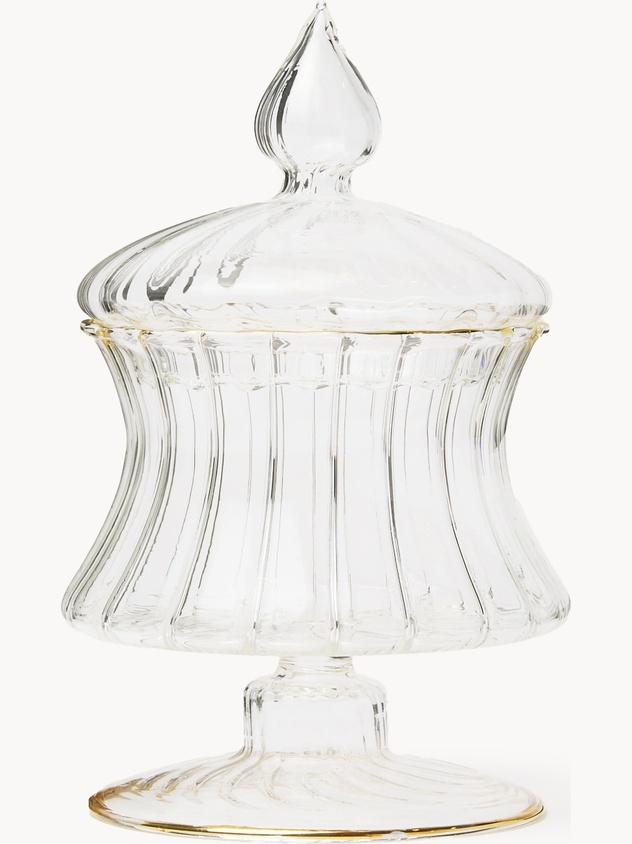 Borosilicate glass dessert bowls