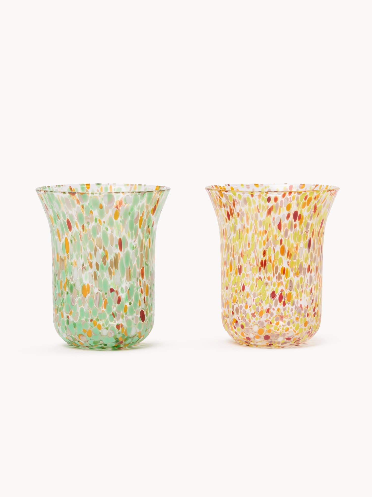 Colorful Blown Glass Tumblers, Multicolor, large image number 0