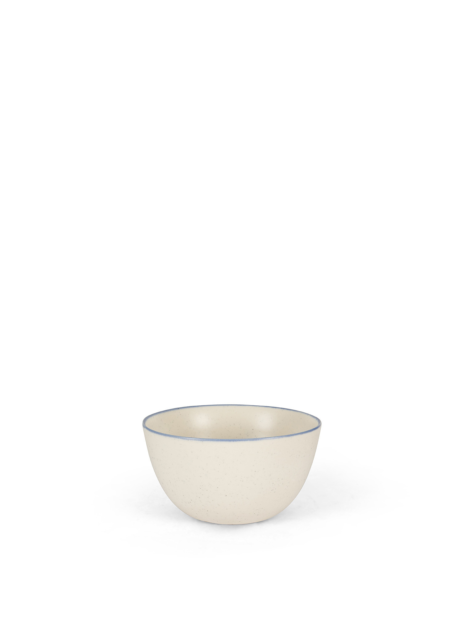 Small ceramic bowl with border, White, large image number 0