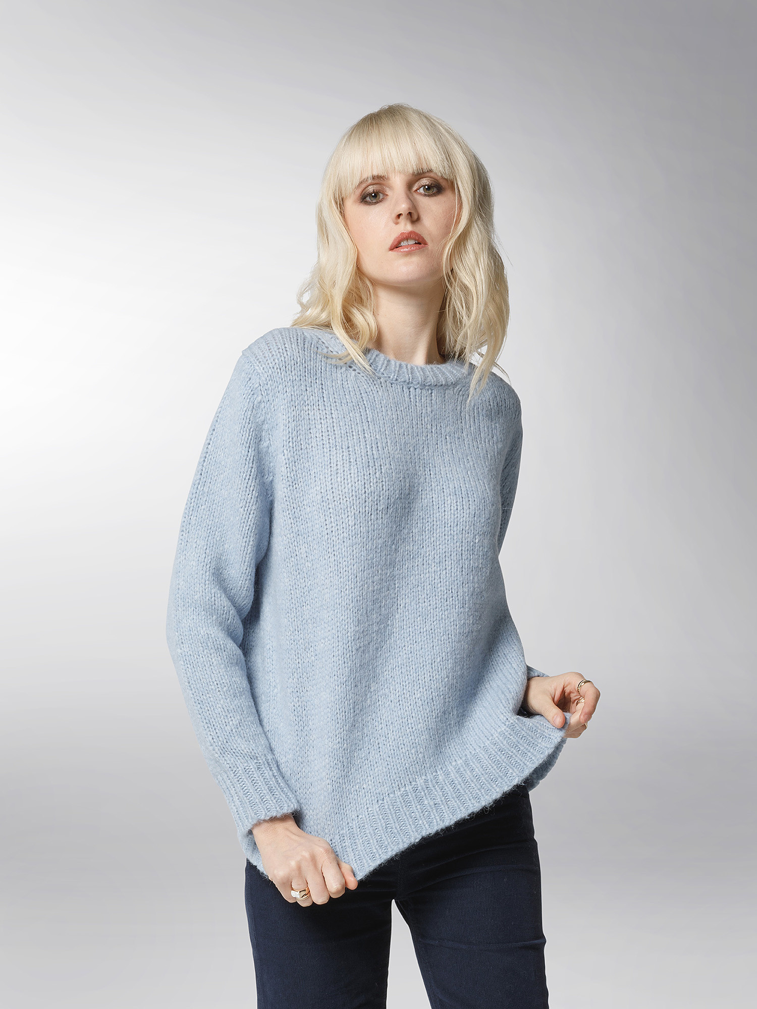 K Collection - Crewneck sweater, Light Blue, large image number 3