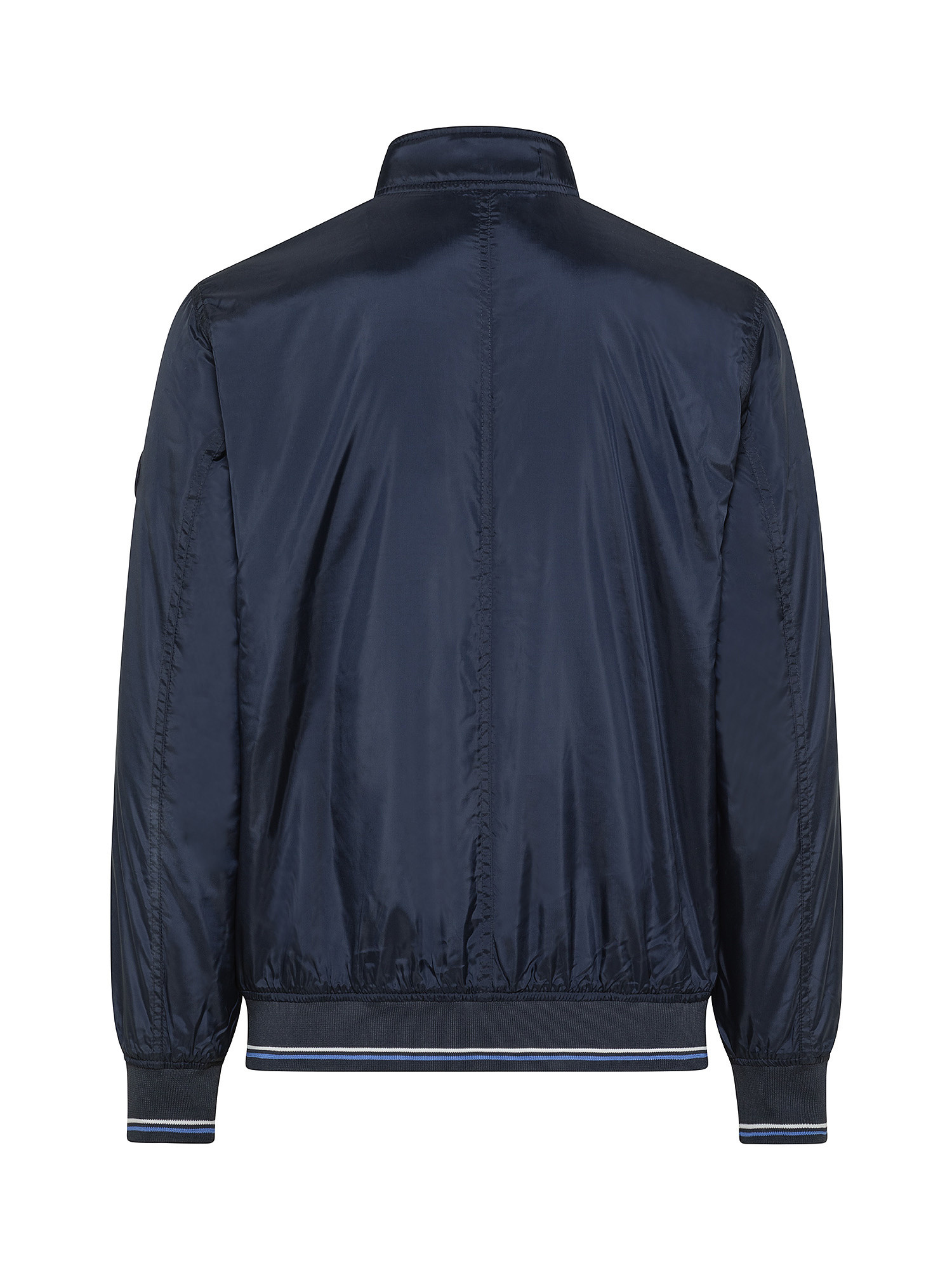 Jake back zip jacket, Dark Blue, large image number 1