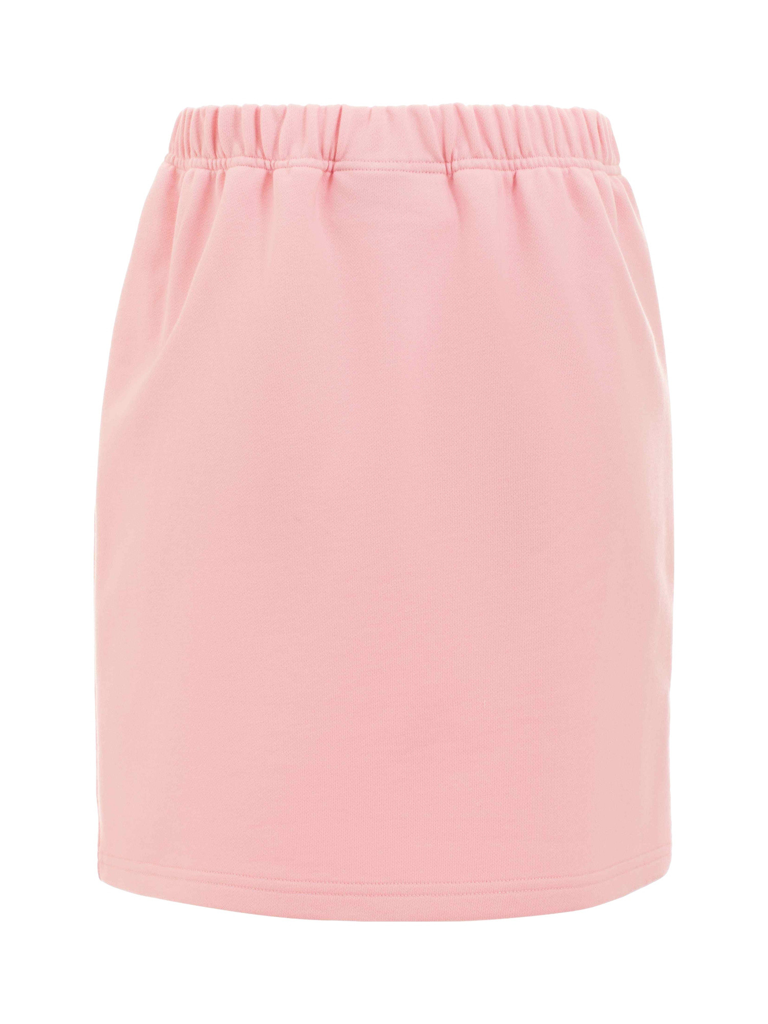 Chiara Ferragni - Regular fit skirt with elasticated waist and sponge embroidered logo, Pink, large image number 1