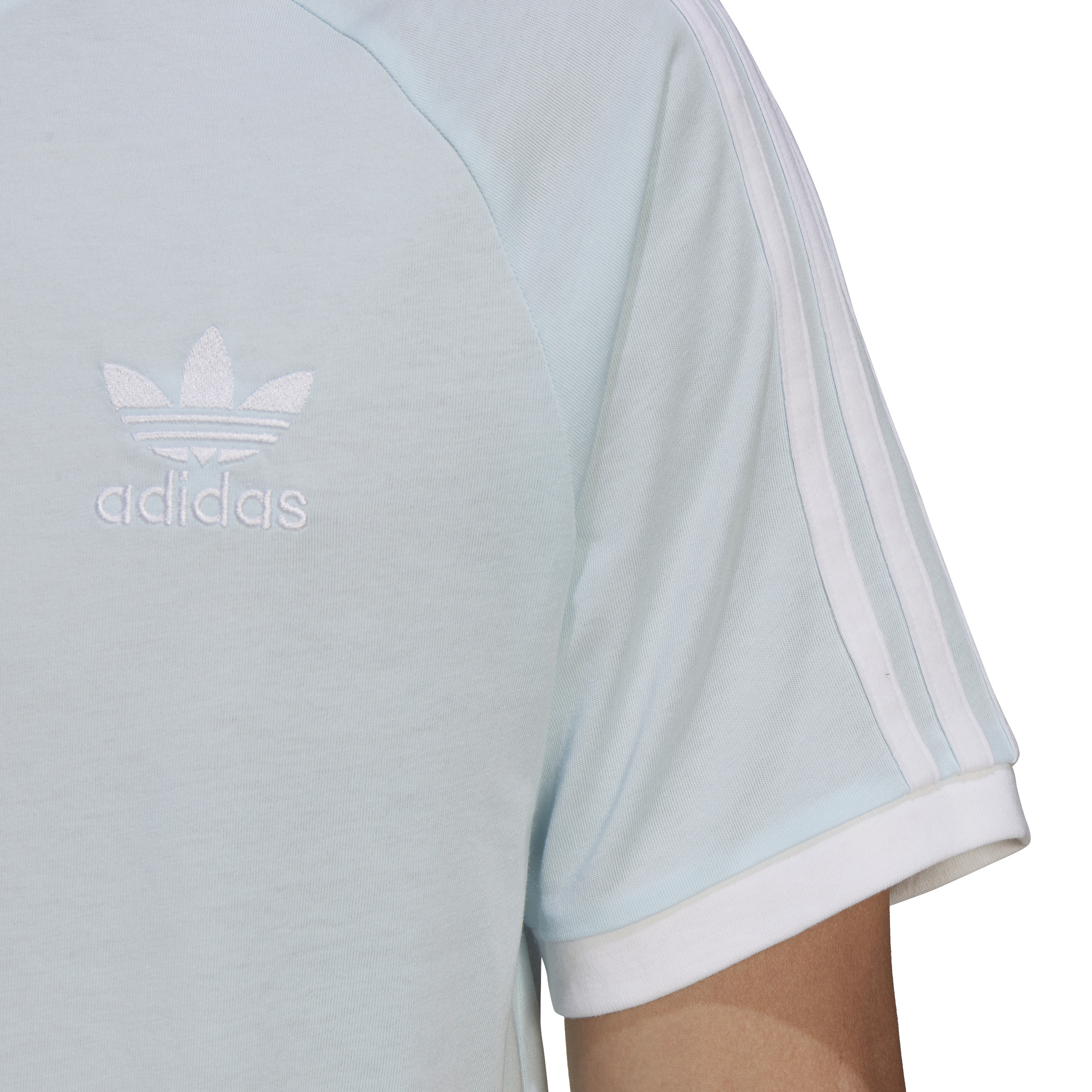 Adidas - T-shirt adicolor, Azzurro, large image number 4