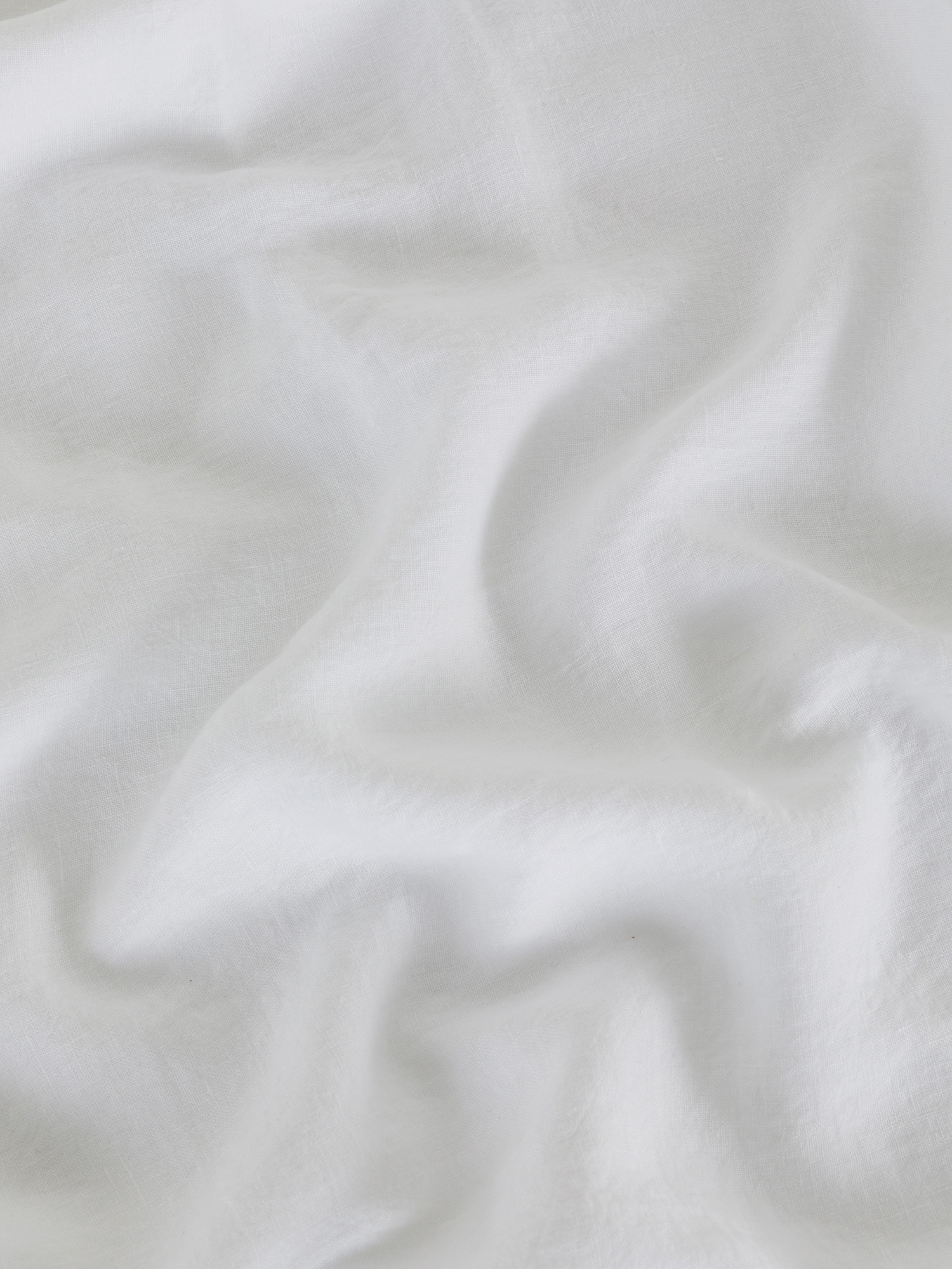 Zefiro plain pure linen sheet, White, large image number 2