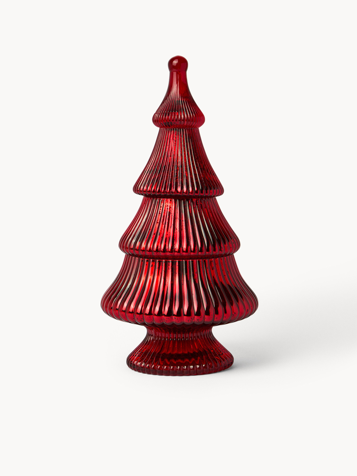 Sprayed glass dessert tree, Red, large image number 0