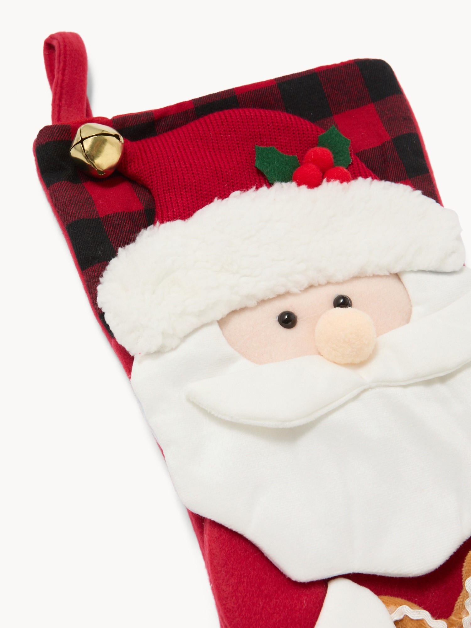 Calza natalizia Babbo Natale, Rosso, large image number 1