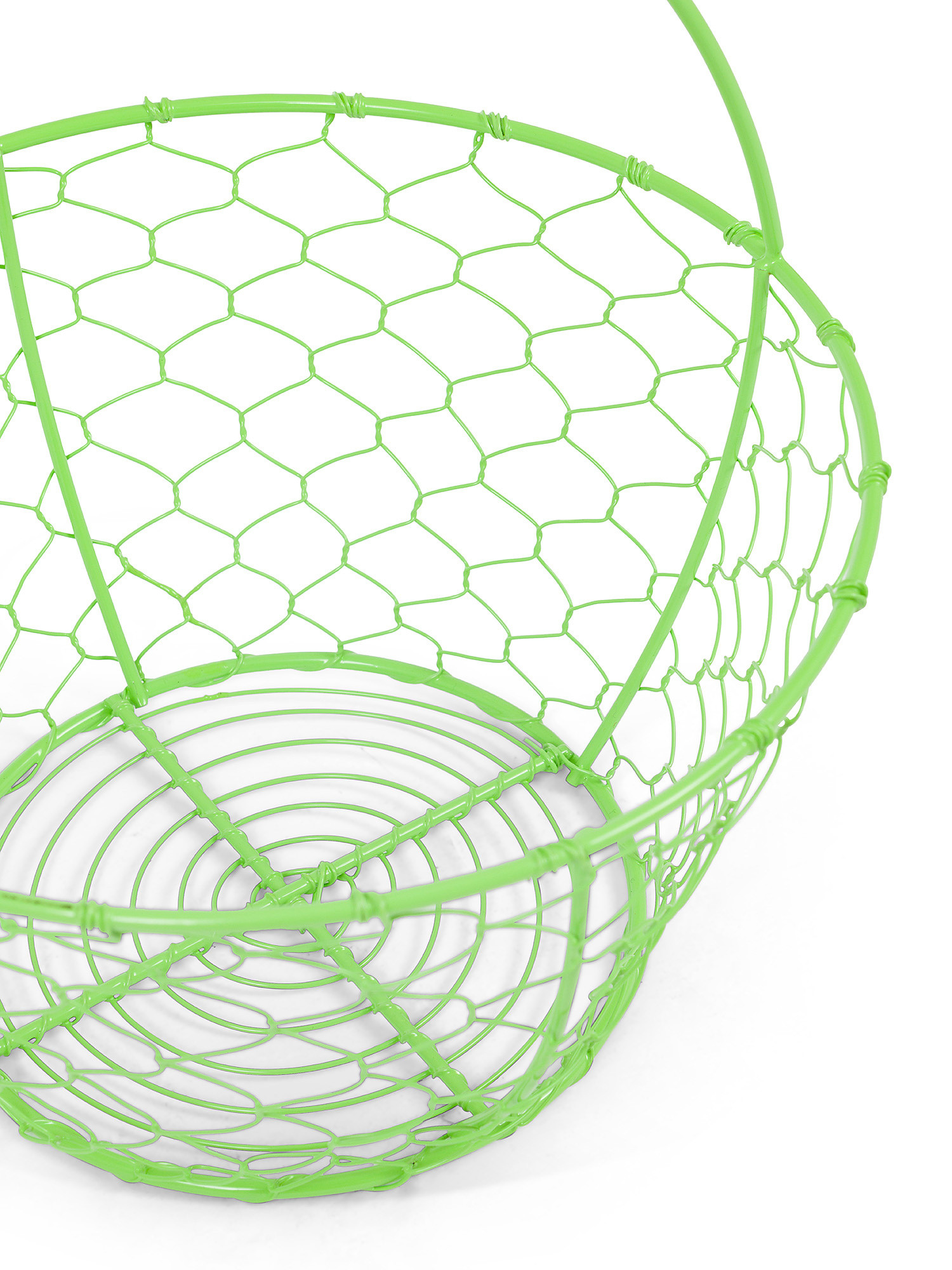 Bunny wire basket, Green, large image number 1