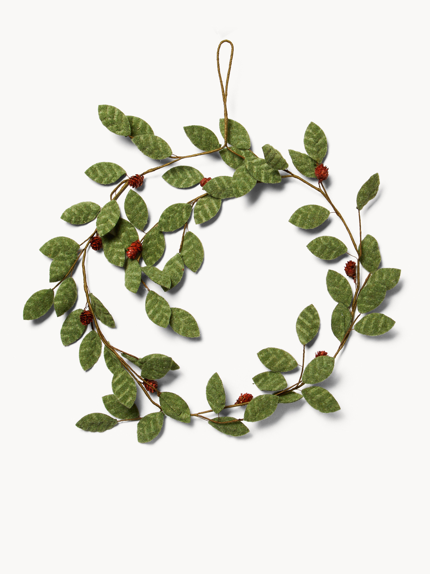 Corona in feltro, Verde, large image number 0