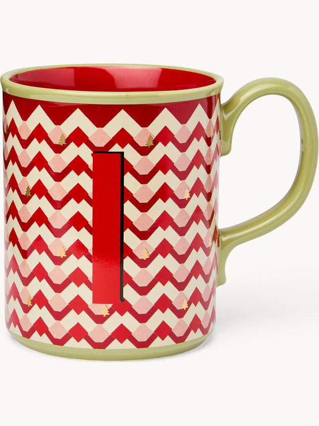 Ceramic mug letter I