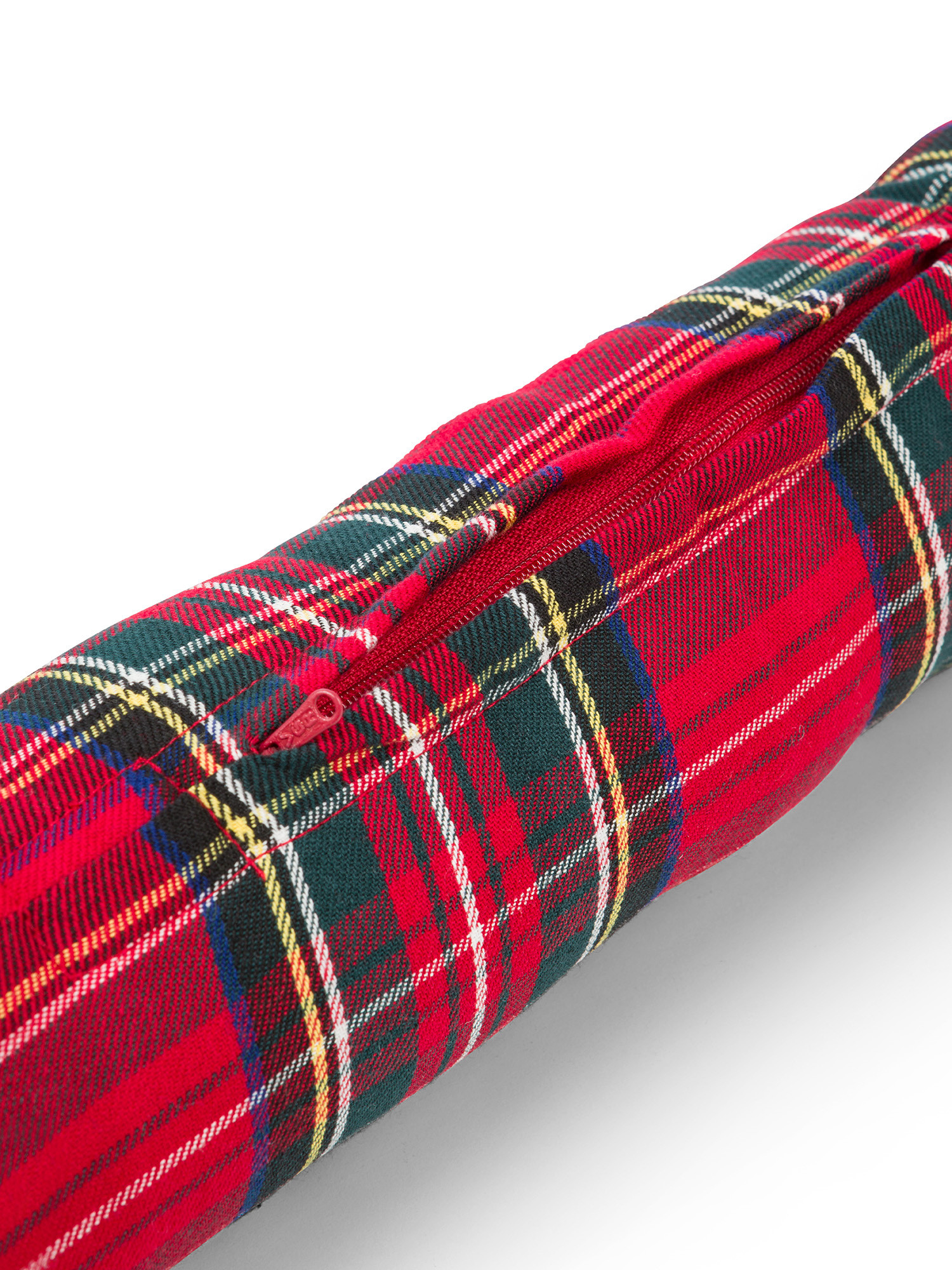 Paraspifferi in tessuto tartan, Rosso, large image number 1