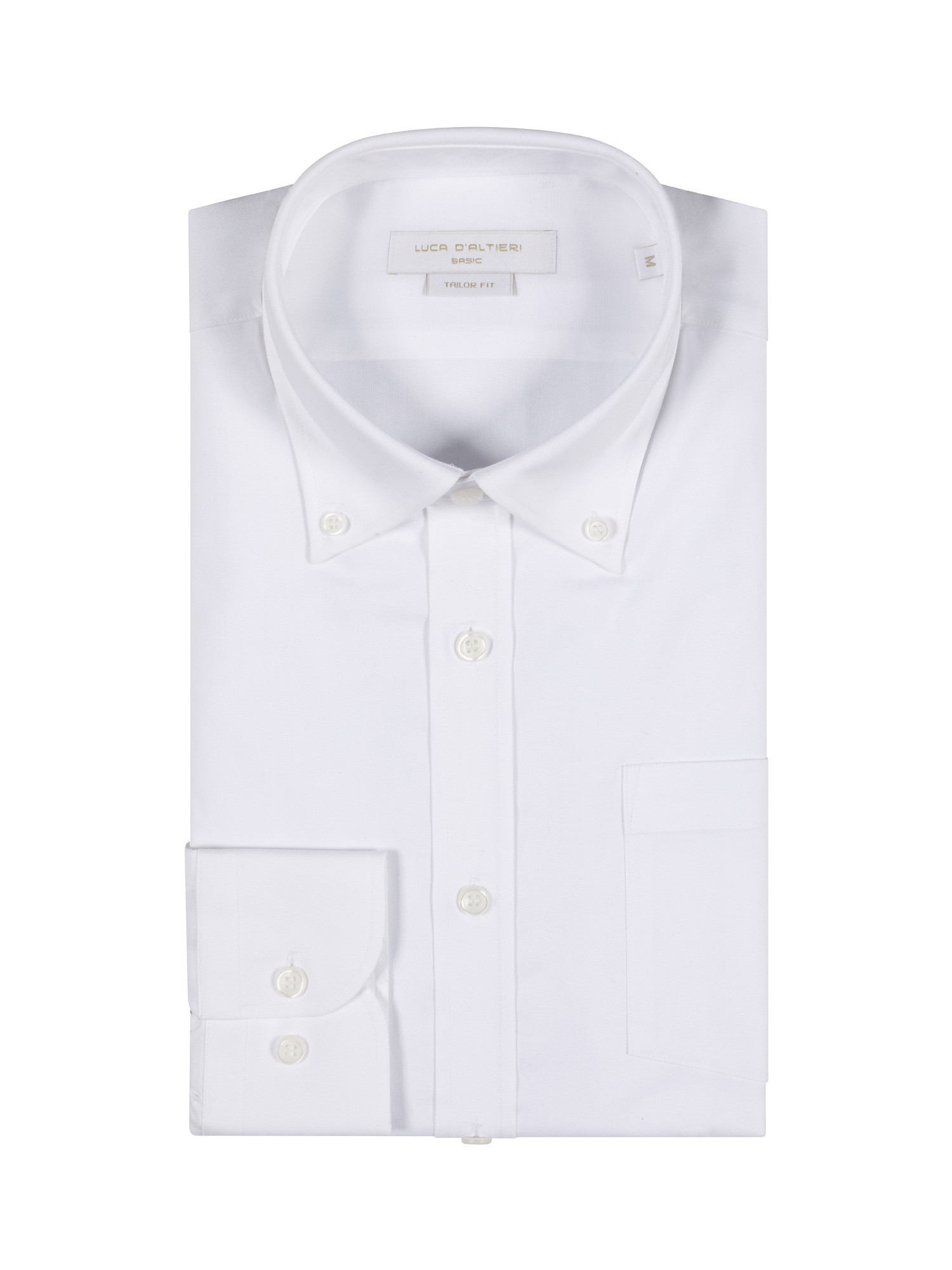 Camicia tailor fit in cotone, Bianco, large image number 2