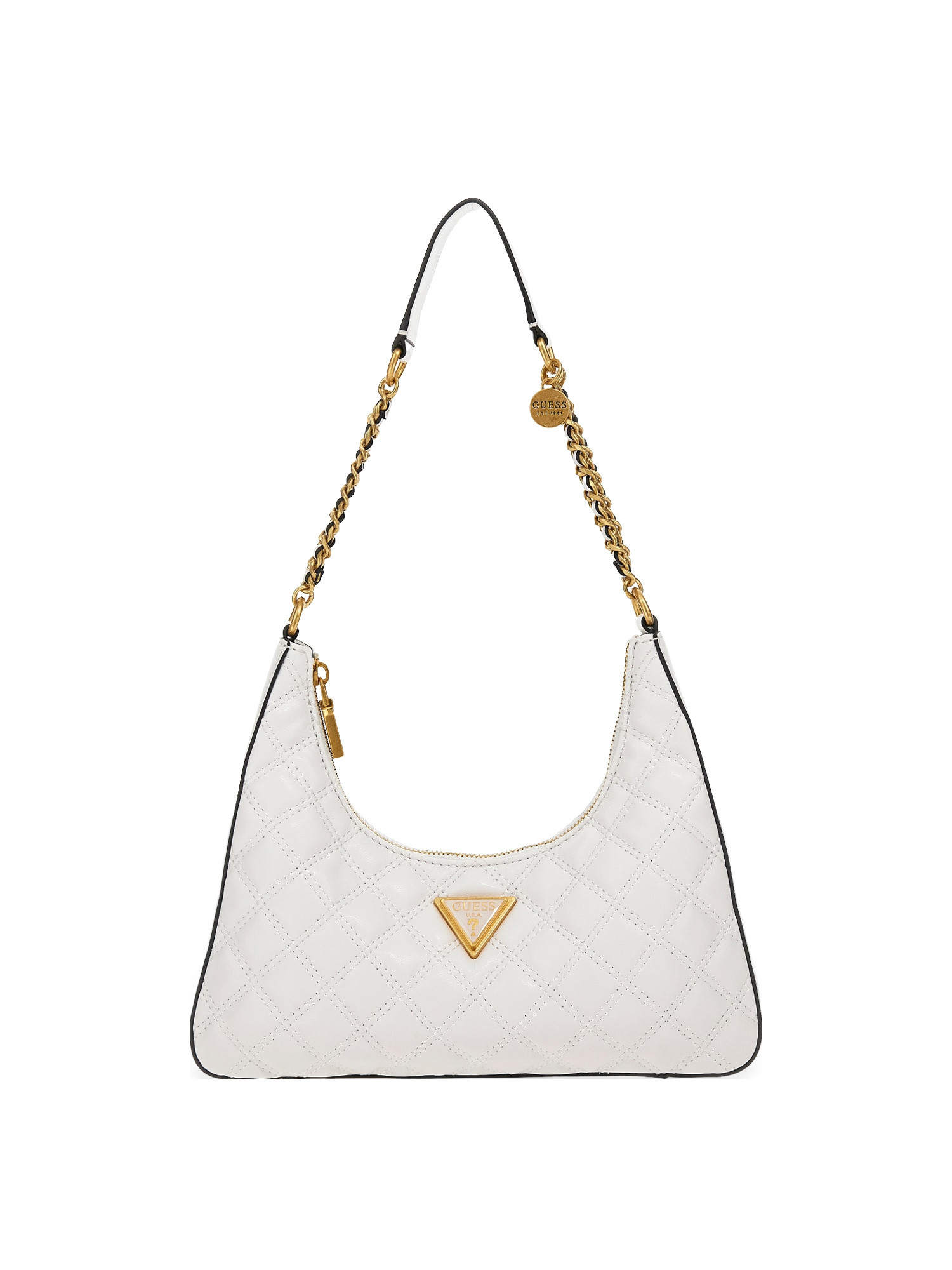 Guess - Borsa a spalla Giully, Bianco, large image number 0