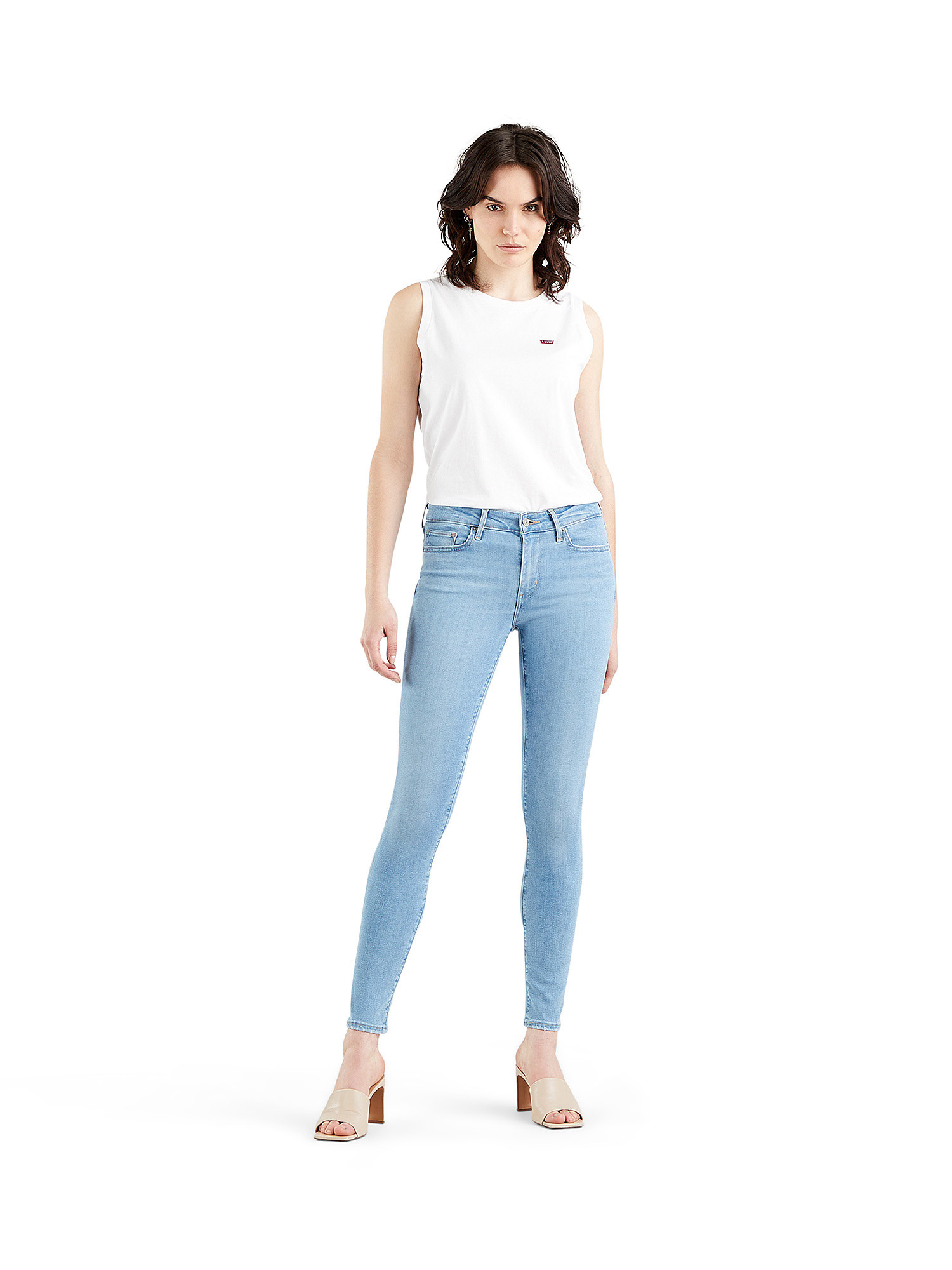 711 skinny jeans, Blu, large image number 8