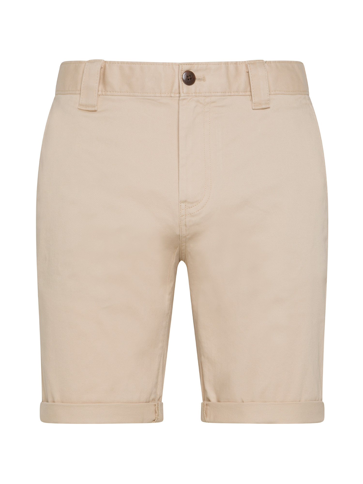 Tommy Jeans - Slim fit chino bermuda, Light Beige, large image number 0