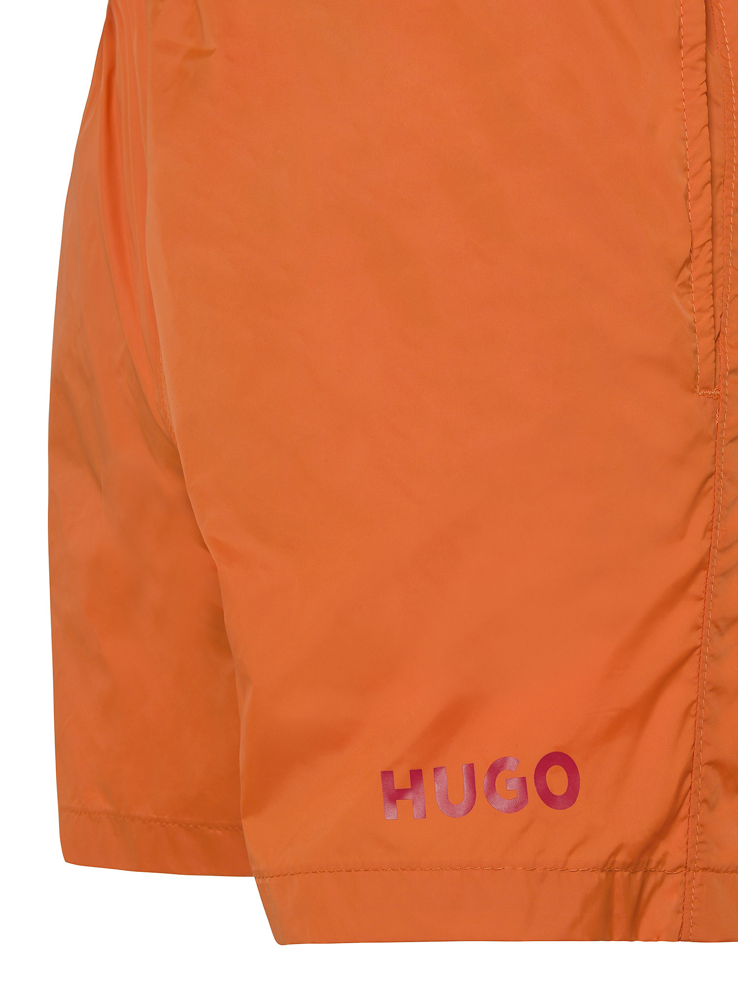 Hugo - Swim boxer with logo, Orange, large image number 2