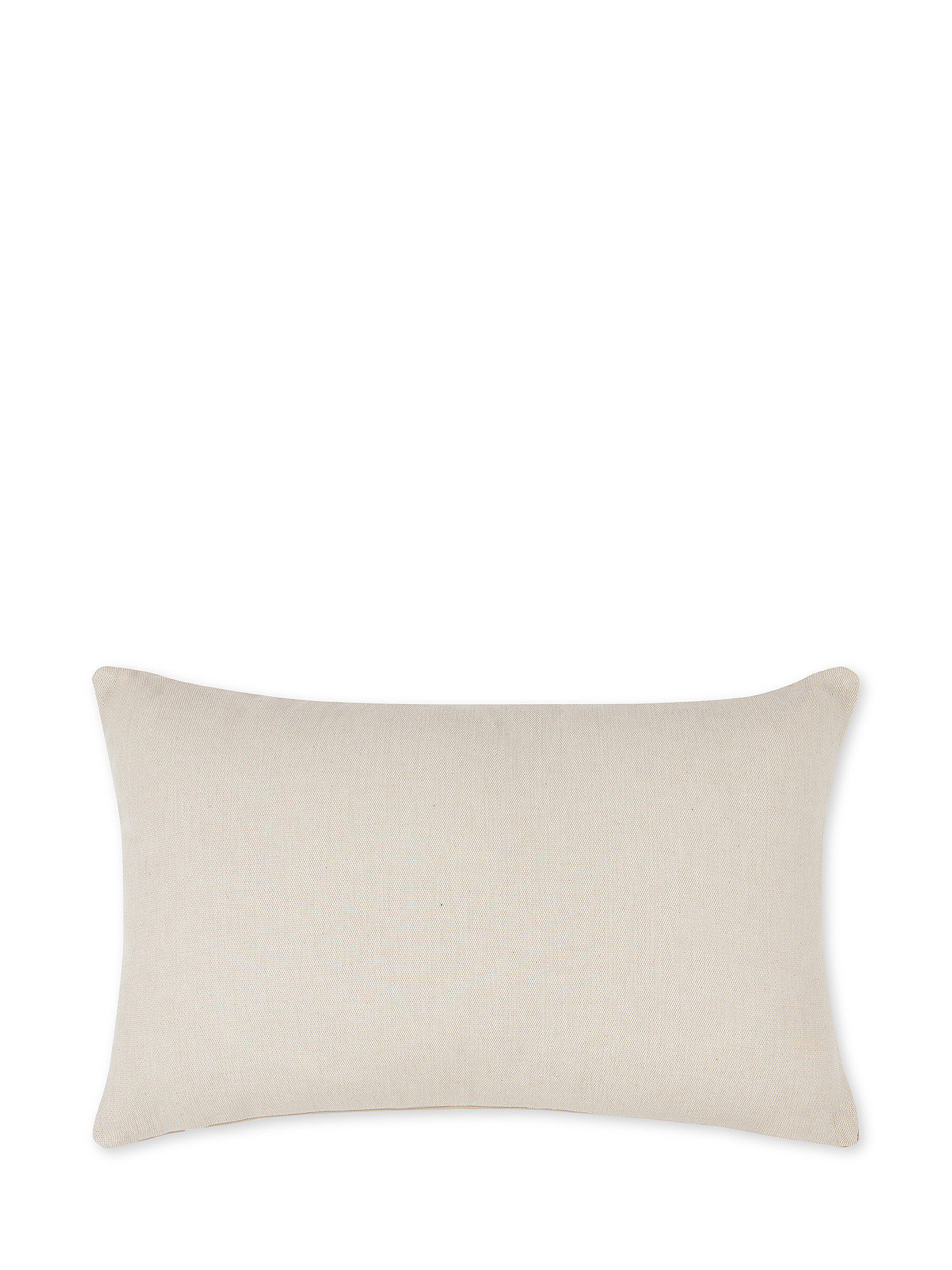 Cushion 35x55 cm with striped pattern, White / Beige, large image number 1