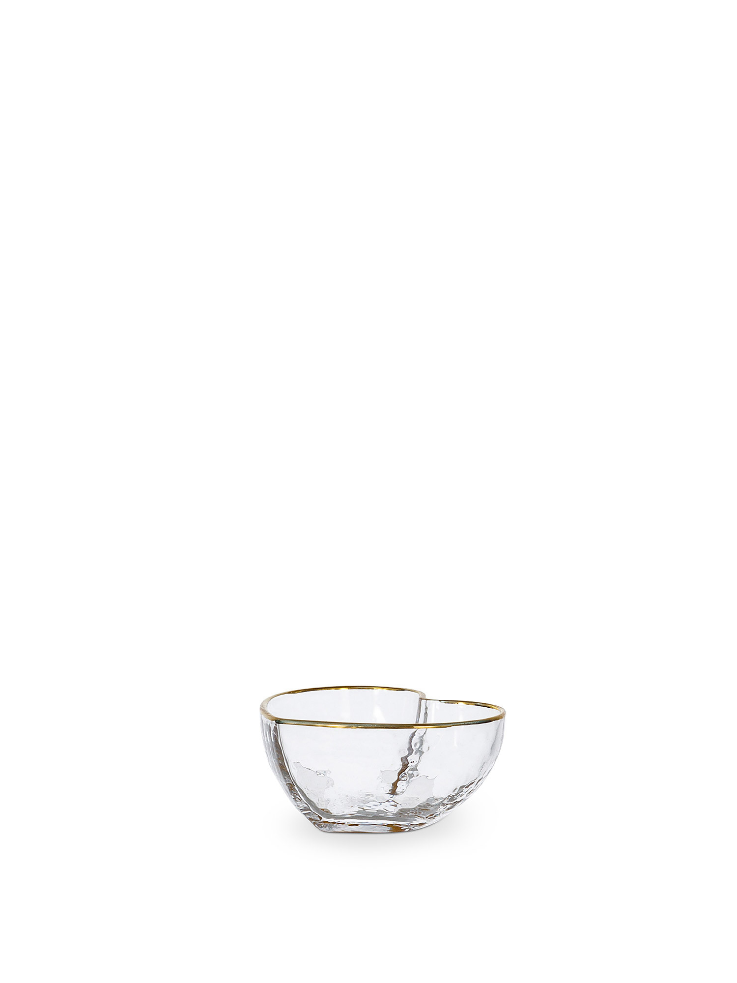 Heart-shaped glass bowl, Transparent, large image number 0
